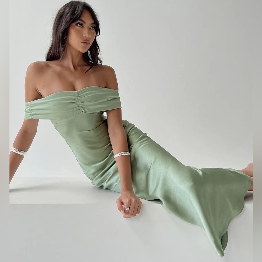 princess polly green maxi dress